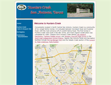 Tablet Screenshot of hunterscreeksatx.org